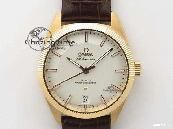 0409 Chic Constellation 131.33.41.21.03.001 SS RG TW Best Edition Blue Dial On Gummy Strap A 7872